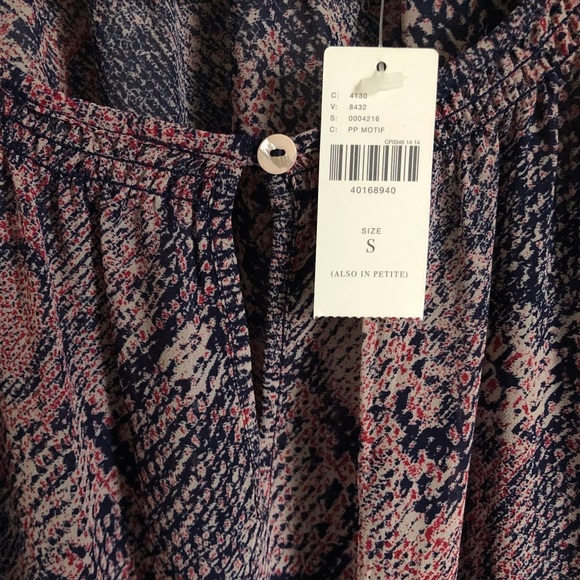 Anthro Floreat New Zharah Pink Python Snake Print Boho Tie Side Dress Small - Picture 6 of 12